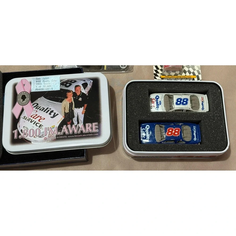 Dale Jarrett Collection Diecast And Cards‎ 9 Pieces New